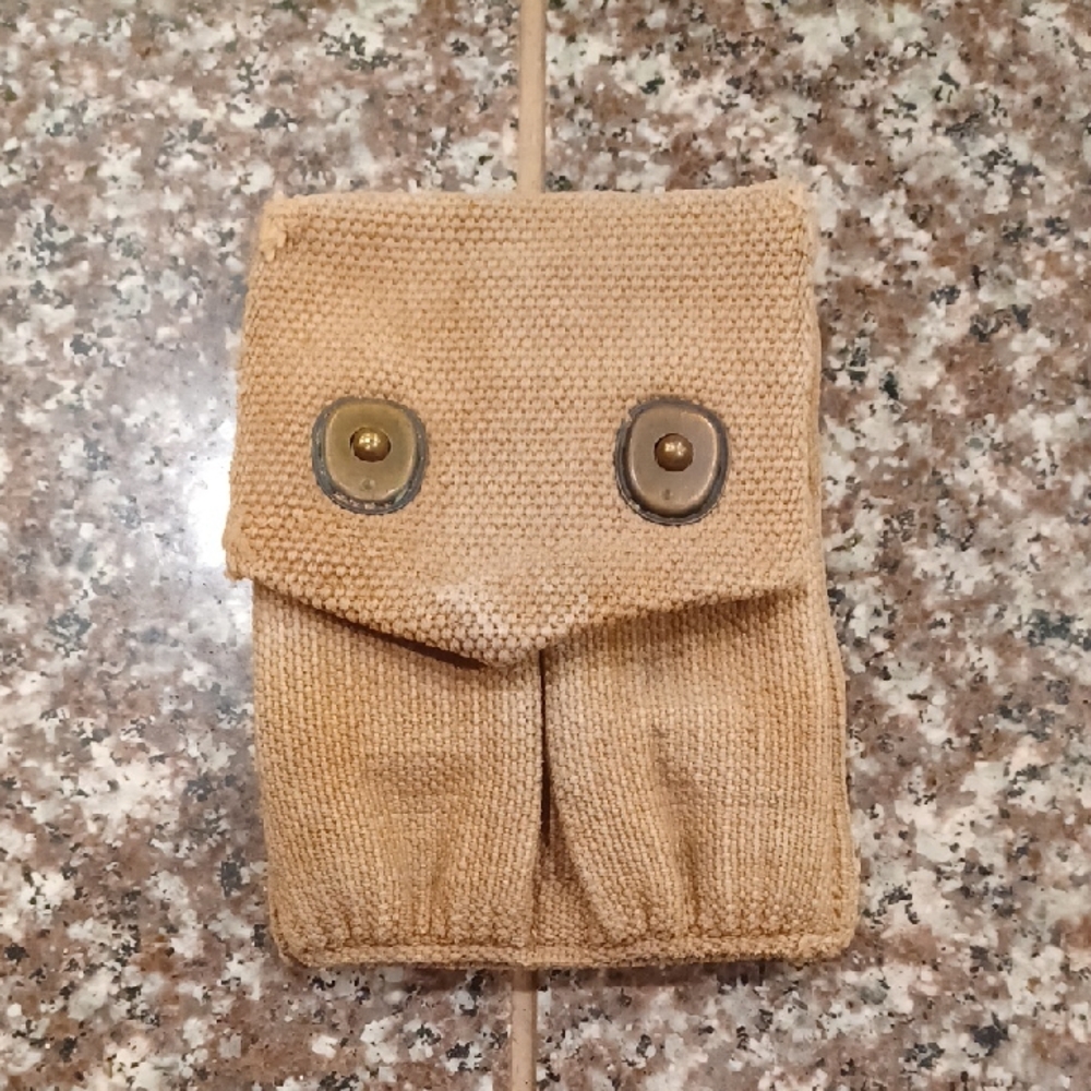 Vintage military ammo clip holder
